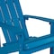Flash Furniture Blue Poly Resin Adirondack Chair, PK 4 4-JJ-C14501-BLU-GG - alternate 2